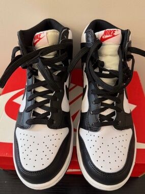 Nike Dunk High Black & White Size 6Y / 7.5 Women’s